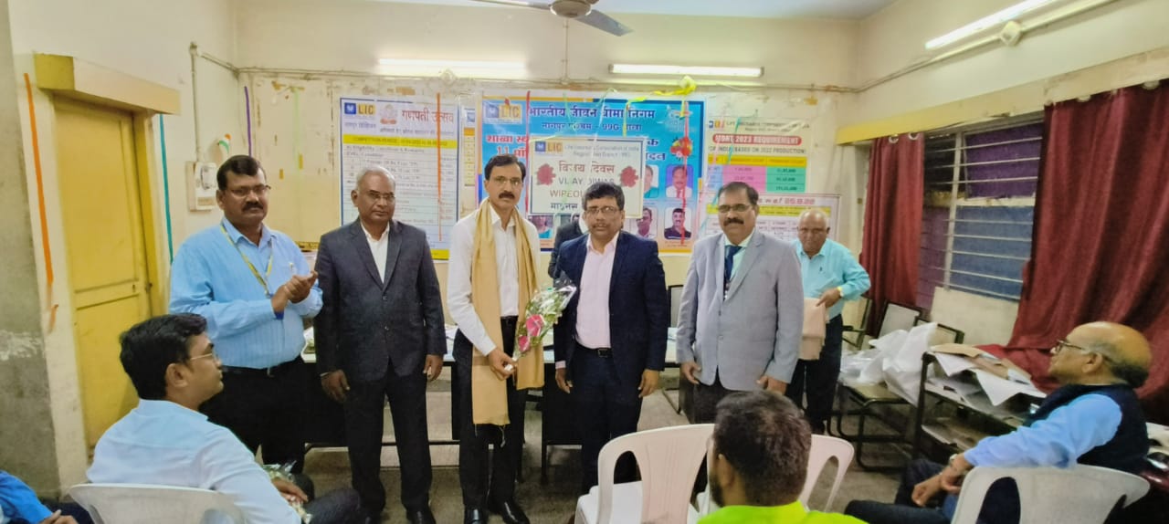 Felicitated By Sr. Divisional Manager in June 2022